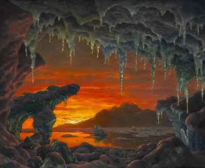 Maquette for a Decor Arctic Grotto by Ivan Fedorovich Choultse